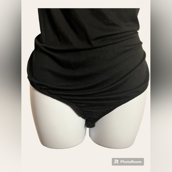 Black Ashley Stewart Choker Bodysuit - Picture 4 of 6